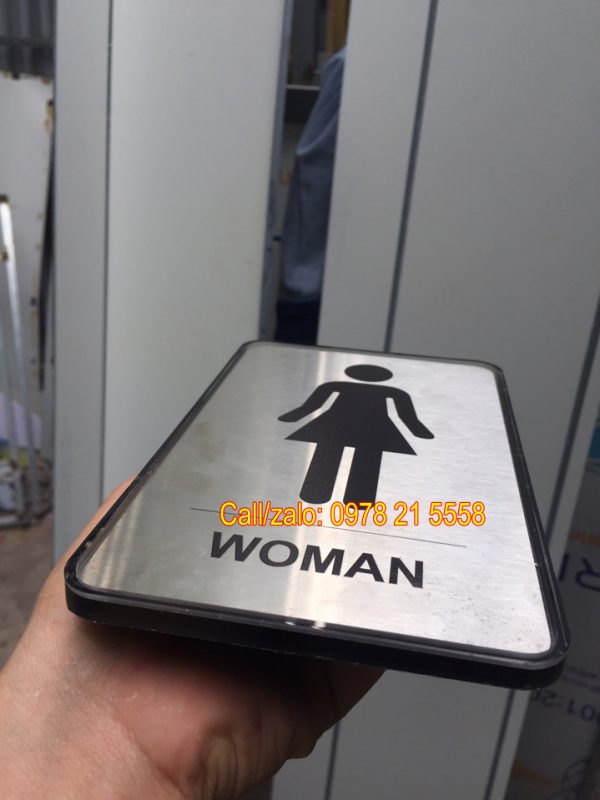 Biển nhà vệ sinh nam nữ