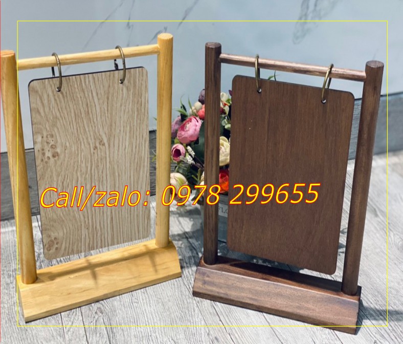 kệ menu gỗ đặt bàn giá rẻ